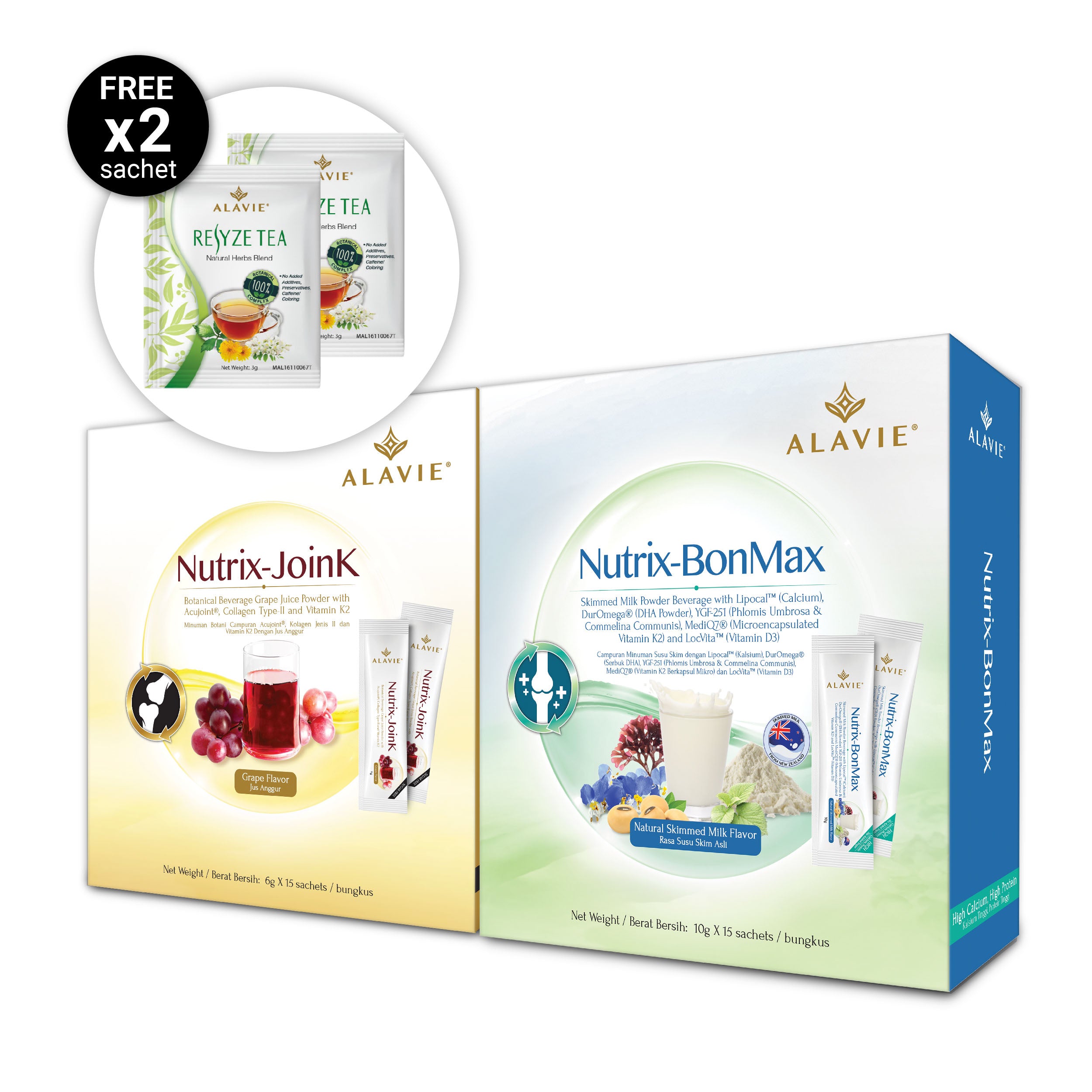 [Limited Bundle] ALAVIE Nutrix-JoinK 15s + ALAVIE Nutrix-BonMax 15s - AlavieHealth.com