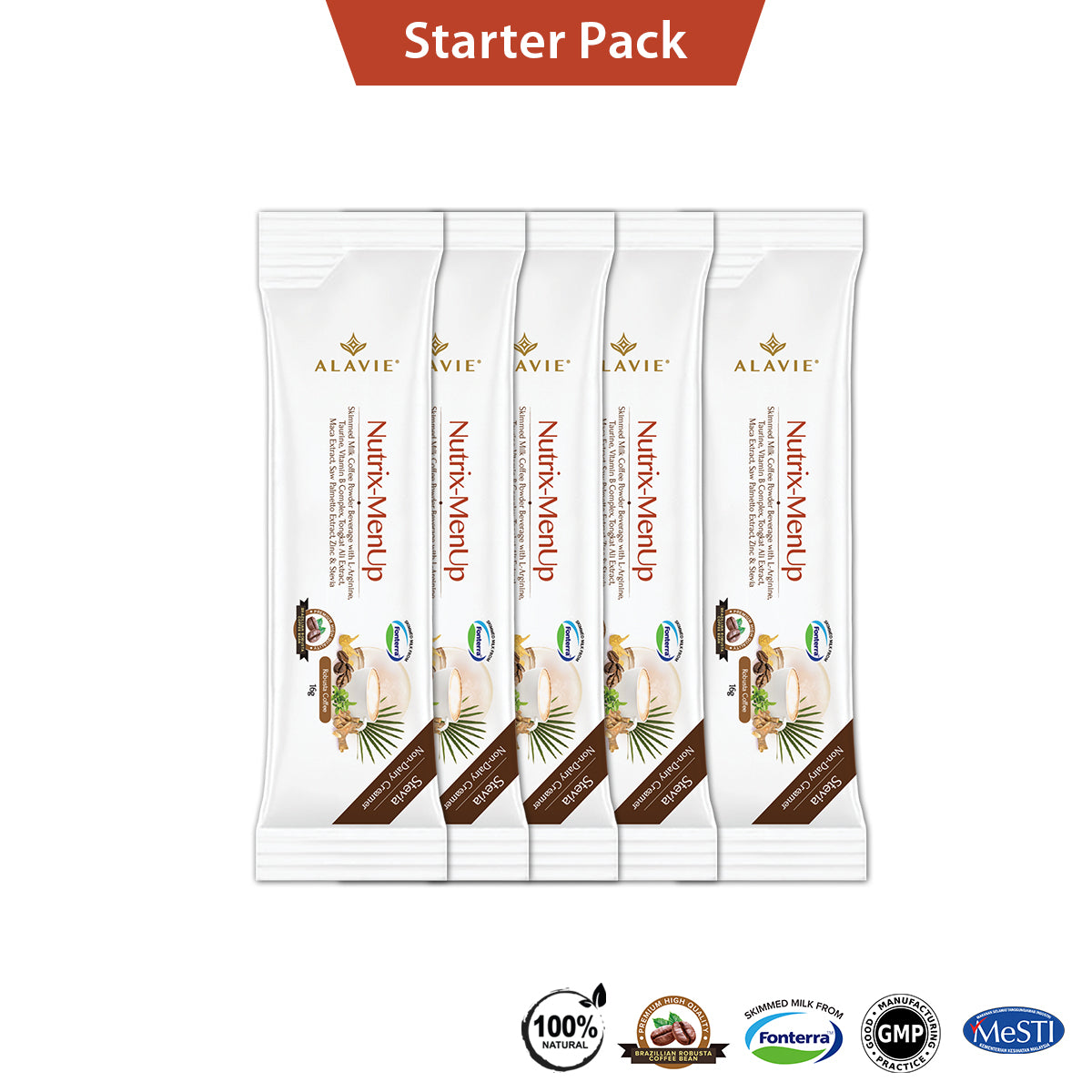 ALAVIE® Nutrix-MenUp Starter Pack 5s