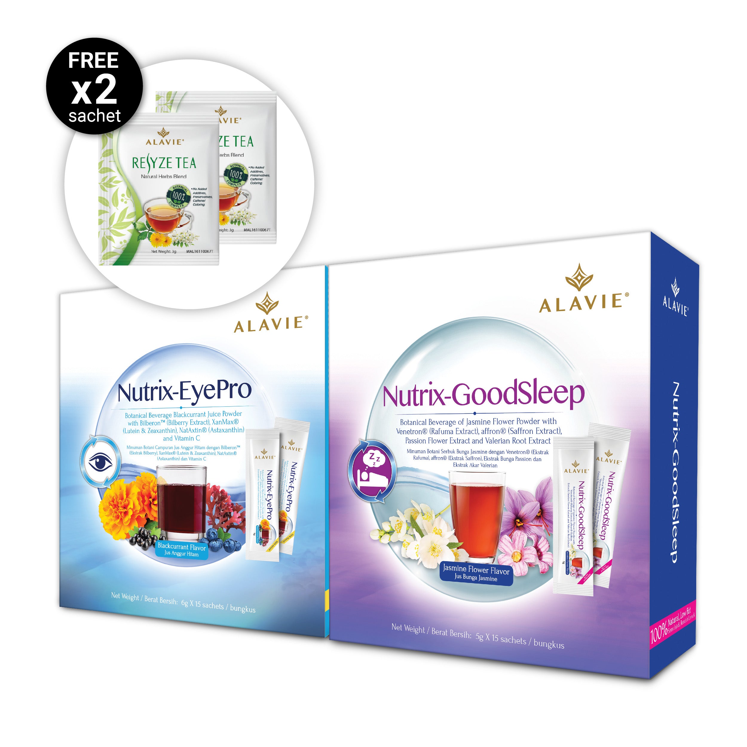 [Limited Bundle] ALAVIE Nutrix-EyePro 15s + ALAVIE Nutrix-GoodSleep 15s - AlavieHealth.com